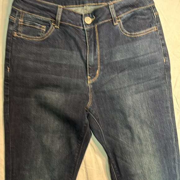 Warehouse One Women’s  Skinny jeans Dark Wash Size 32 Reg - Picture 2 of 7